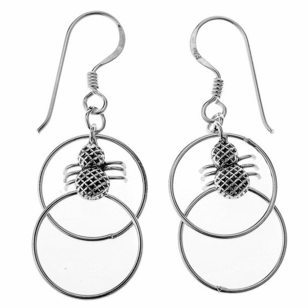 Best Wing Jewelry .925 Sterling Silver HalloweenSpider Stud Earrings for Children and Teens Best Wing Jewelry .925 Sterling Silver HalloweenSpider Stud Earrings for Children and Teens